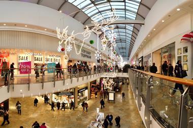 Reading shopping centre Christmas