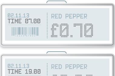 Dixons is trialling electronic price labels