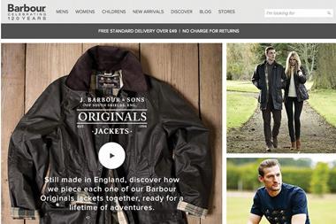 Barbour's website is so much more than an online shopping site