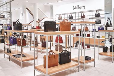 Mulberry store display