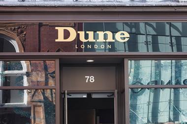 Dune store in London