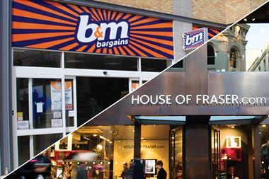 B&M and House of Fraser