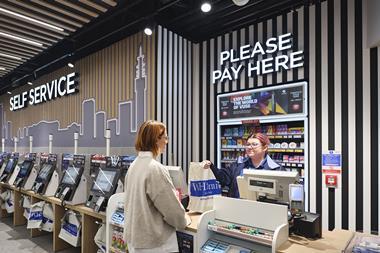 WHSmith Birmingham Airport checkout