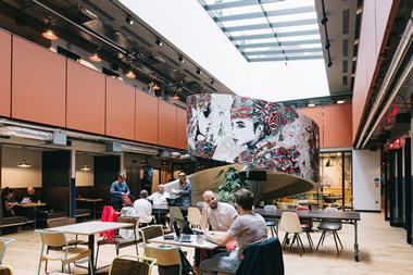 WeWork branch at Old Street, east London