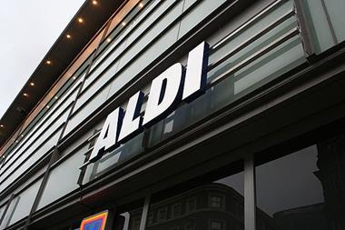 Aldi has recorded a 450% rise in operating profit to £103m as turnover rose 29% to £2.7bn.