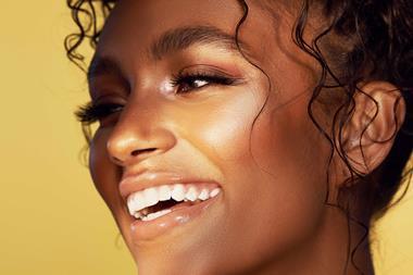 Model wearing Beauty Bay makeup