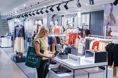John Lewis x Topshop concession
