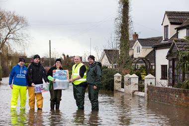 Retail sales exceeded growth expectations in the year to February, increasing at its fastest rate since June 2012, despite disruption from the floods.