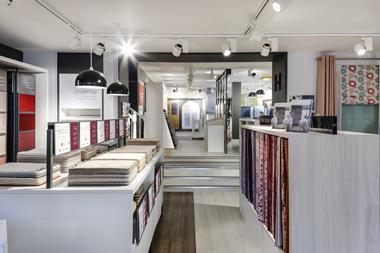 The bright, modern store, which has been created by Mynt Design, is a contrast to Hillarys shops of the past.