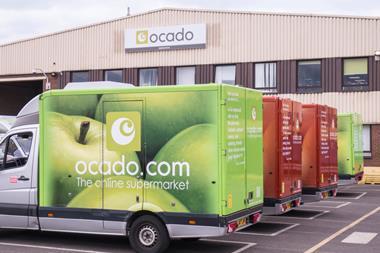 Ocado reported a quarterly sales rise