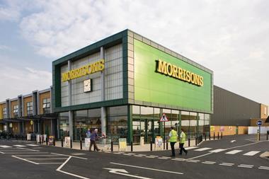Morrisons like-for-like sales excluding fuel slumped 7.1 per cent in its first quarter due to the “continued” competitive market.