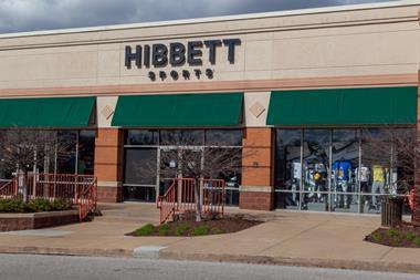 Hibbett Sports store exterior, St Louis
