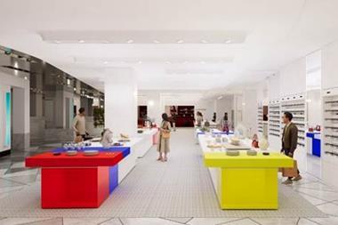 Harvey Nichols London beauty hall