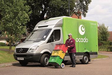 Online grocer Ocado gross retail sales were up 14.8 per cent in December.
