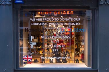 Kurt Geiger No Christmas Windows