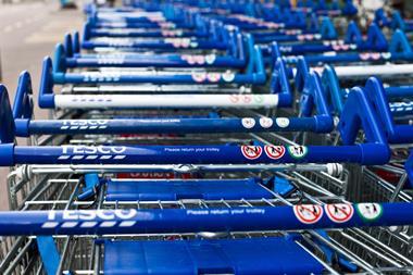 Tesco trolleys