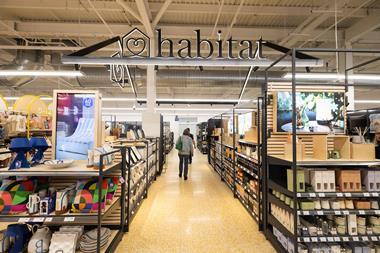 Habitat products at Sainsbury’s Cobham store