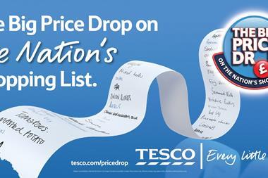 Tesco's Big Price Drop campaign is an example of a campaign that did not resonate with shoppers