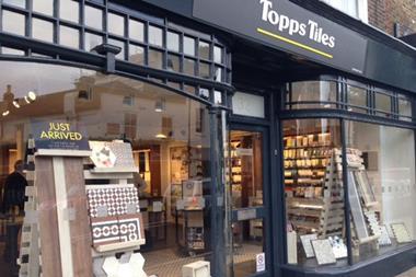 Topps Tiles boutique store in Wimbledon Village