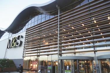 Marks & Spencer reported a 6.1% jump in underlying pre-tax profit during its first half, but non-food sales slipped.
