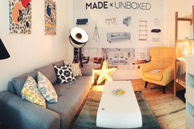 The online furniture retailer has opened a pop-up showroom in Brighton to monopolise on January sales.