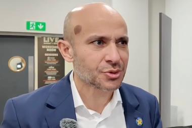 Rami Batieh speaking on camera at LIVE 2026