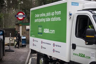 Asda doubles click-and-collect locations at Tube stops