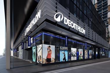 Exterior of Decathlon store