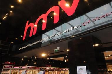 HMV has received the support of suppliers
