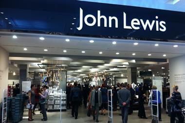 John Lewis sales fell 3.2% last week year-on-year