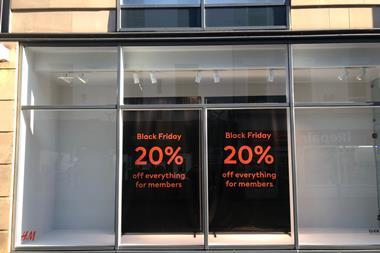 H&M York on Black Friday