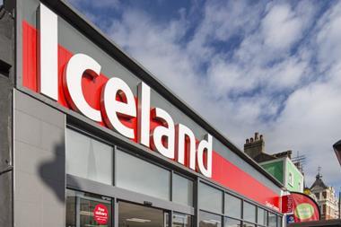 Exterior of Iceland Clapham store