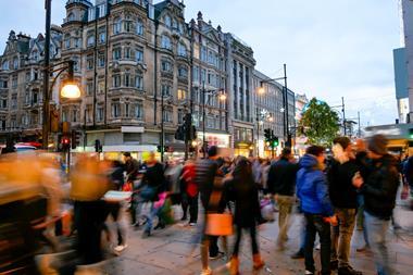 Shopping on Oxford Street