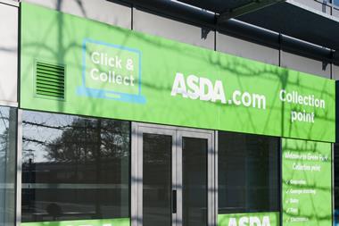 Asda's collection point at Green Park in Reading has proved popular