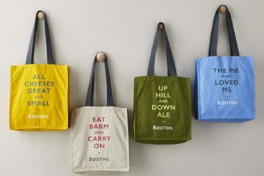 Booths tote bags