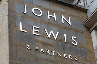 John Lewis Glasgow sign