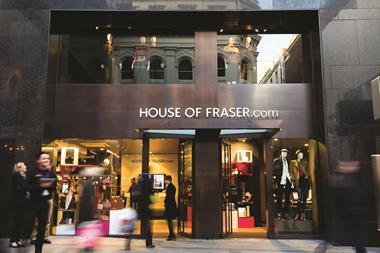House of Fraser is expected to receive a £30m cash injection from Sanpower