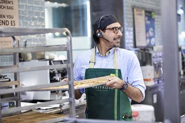 Waitrose staff member