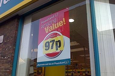 Poundland is charging just 97p in locations where arch rivals including 99p Stores have opened up.