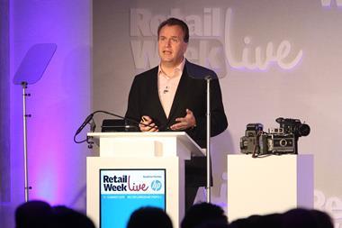Sebastian James at Retail Week Live of the newly created Dixons Carphone on the asteroid strike facing retail