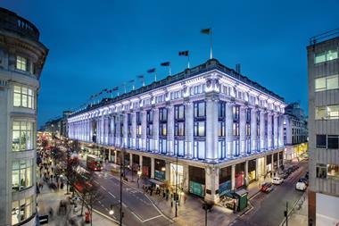 Selfridges has suffered a dip in full-year profits after investing heavily in revamping its flagship Oxford Street store.