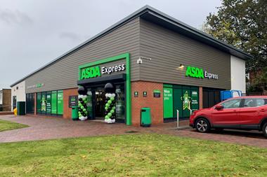 Exterior of Asda Express store