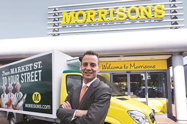 Morrisons outgoing boss Dalton Philips is to stand down on Monday as the embattled grocer continues its search for his replacement.