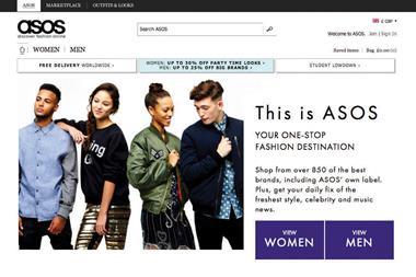 Most of the ASOS business now coms from overseas