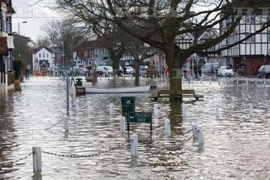 Adverse weather conditions across the UK have hampered sales of spring stock with trade hit by heavy rain and floods.