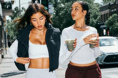 Garage athleisure wear photoshoot