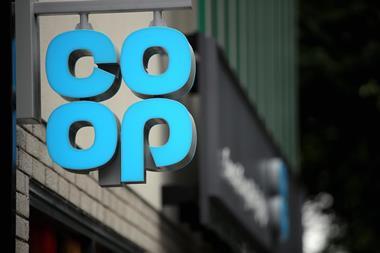 Co-op store sign