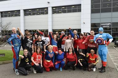 Carpetright Superheroes Launch for BHF