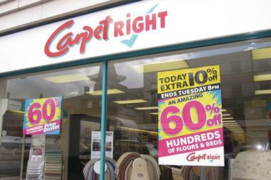 Carpetright issued a profits warning as the housing market pick-up failed to boost sales as it hires former Dreams boss Nick Worthington.