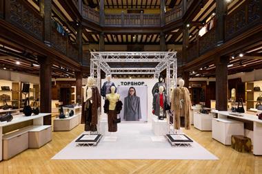 Topshop mannequins in Liberty